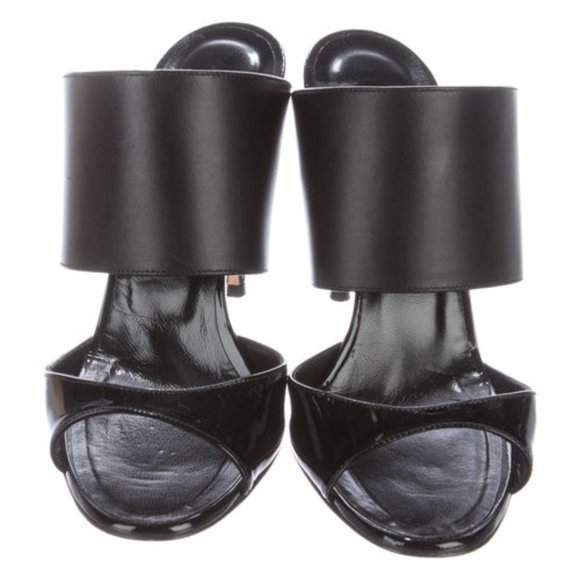 Manolo Blahnik Leather Ripta Mule Heel NWT - Picture 3 of 10